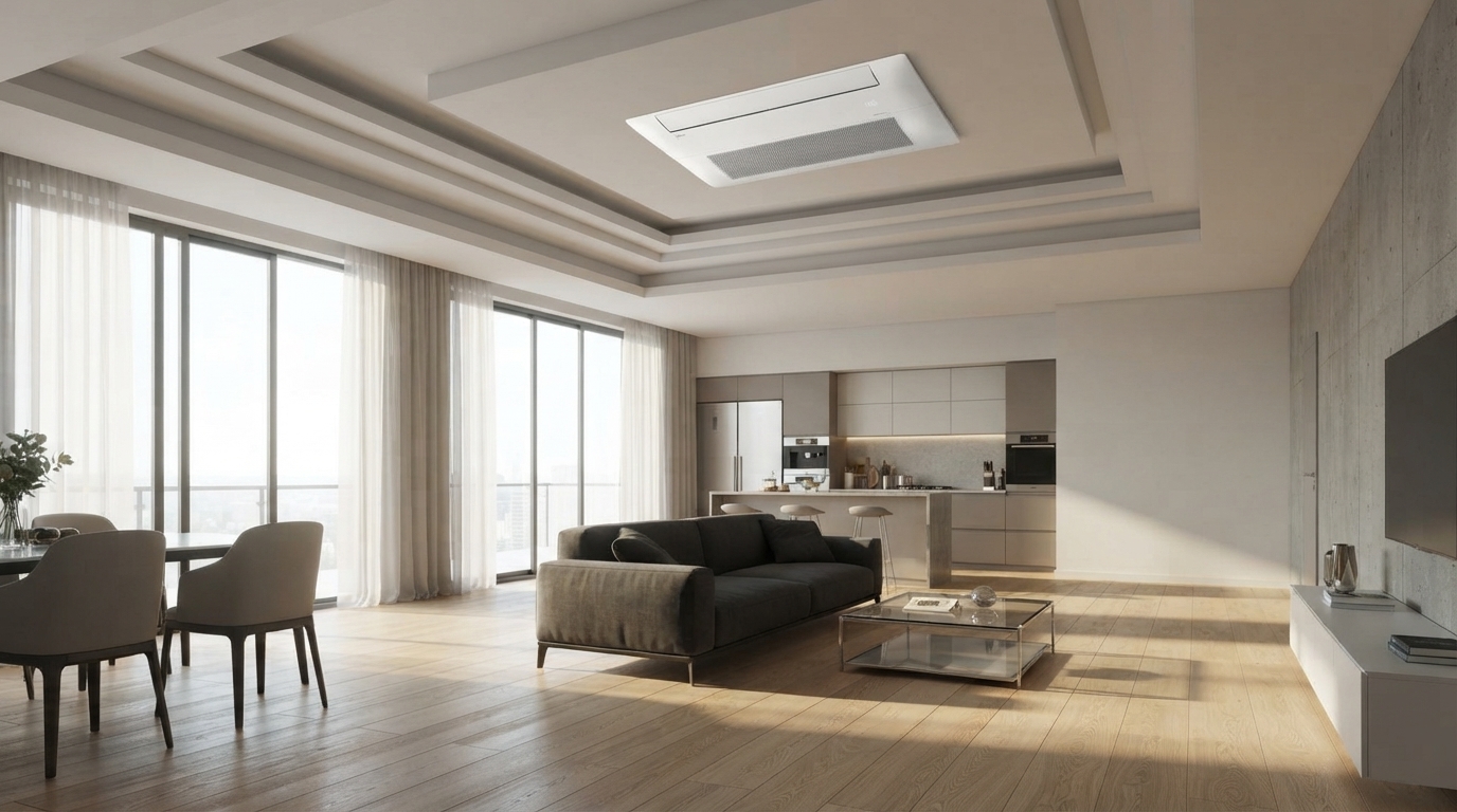 One-way Ceiling Cassette changing the feel of the room