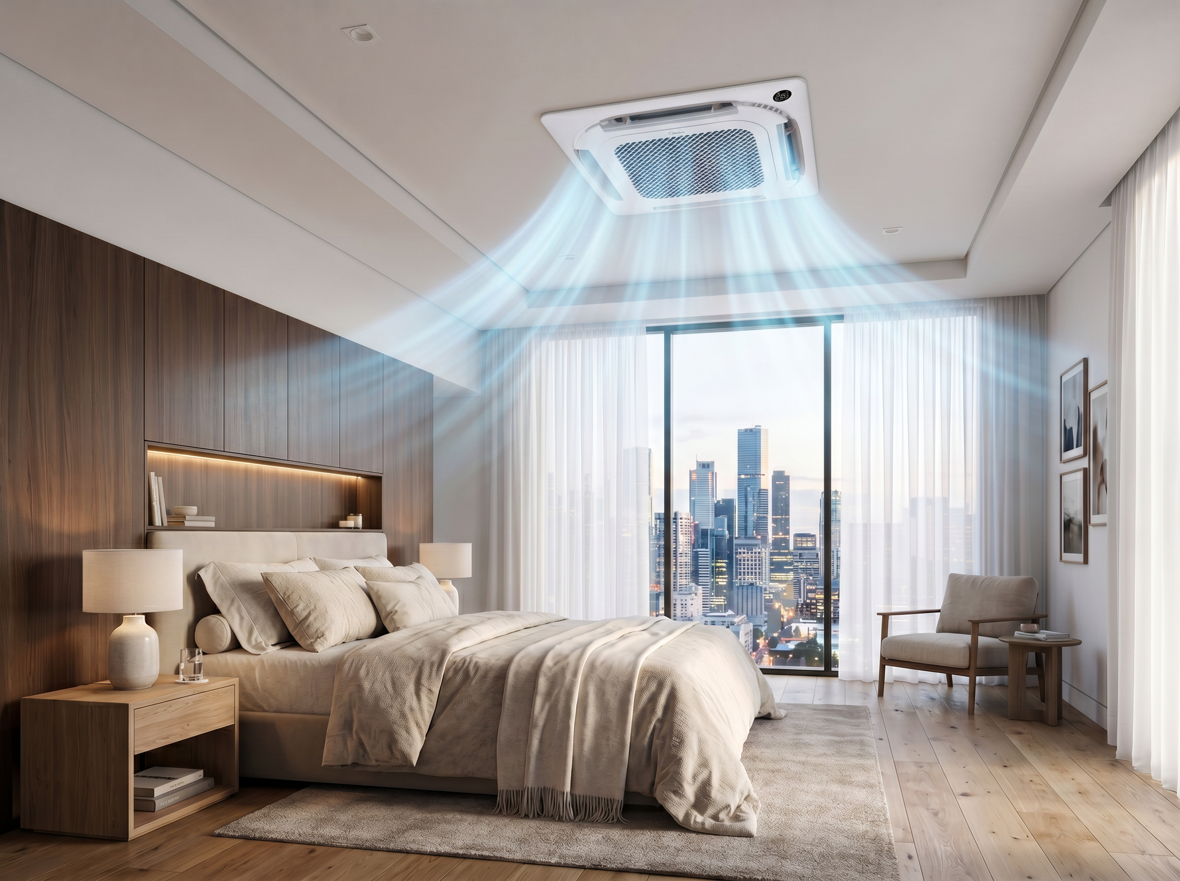 Breezeless Ceiling Cassette changing the feel of the room