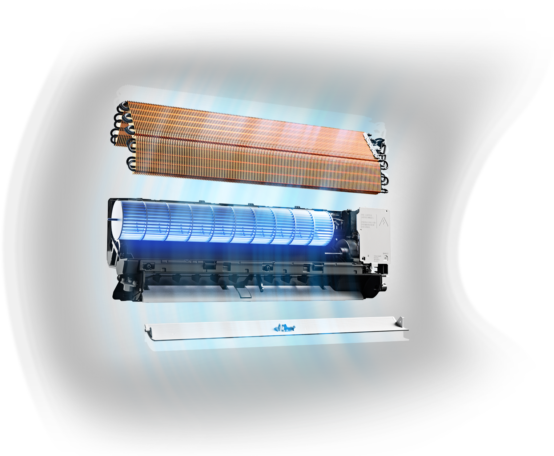 Xtreme Plus — 180° Rotating Louver for all-round cooling and heating with uniform airflow